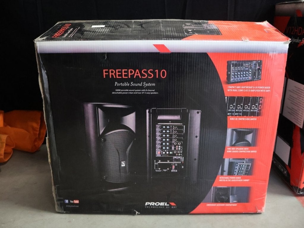 Proel Sound Systems FREEPASS10, Audio, Tv en Foto, Professionele apparaten, Ophalen, Nieuw, Audio