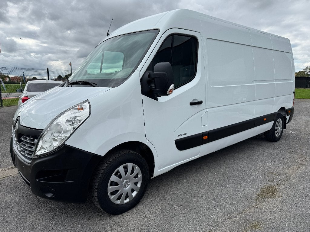 Renault Master L3H2 1st eig ohboek pdc airco navi, Auto's, Voorwielaandrijving, Dealer onderhouden, Stof, 4 cilinders