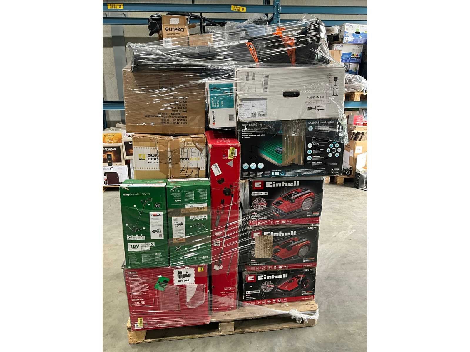 Gemengde retour tuinmachines elektronica Bosch, Einhell,, Ophalen, Zo goed als nieuw, Info@tuni.de, Tuni