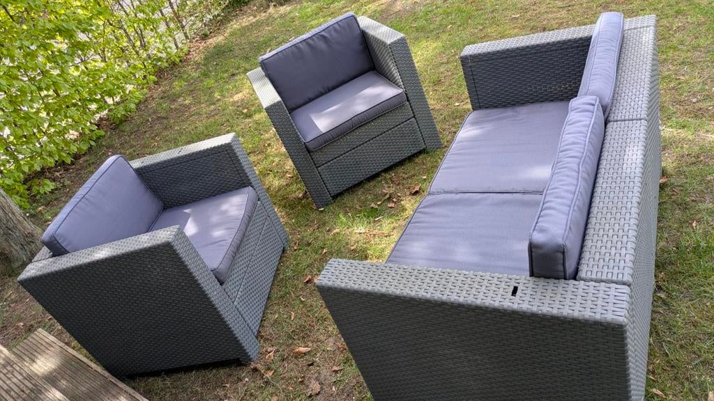 Loungeset 4 personen, Tuin en Terras, Tuinsets en Loungesets, Ophalen, Loungeset