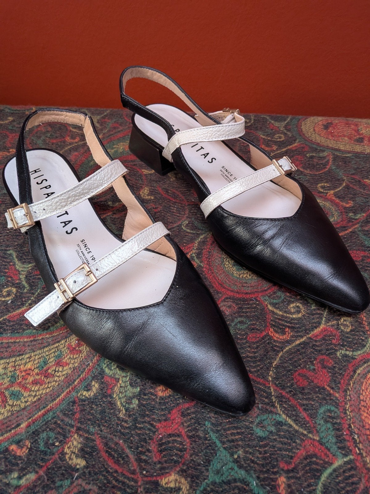 Hispanitas slingbacks maat 40, Enlèvement ou Envoi, Hispanitas, Comme neuf, Ballerines