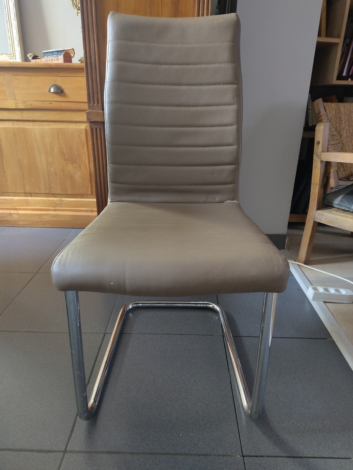 lot de 6 chaises à restaurer, Enlèvement, Utilisé, Métal, Cinq, Six Chaises ou plus