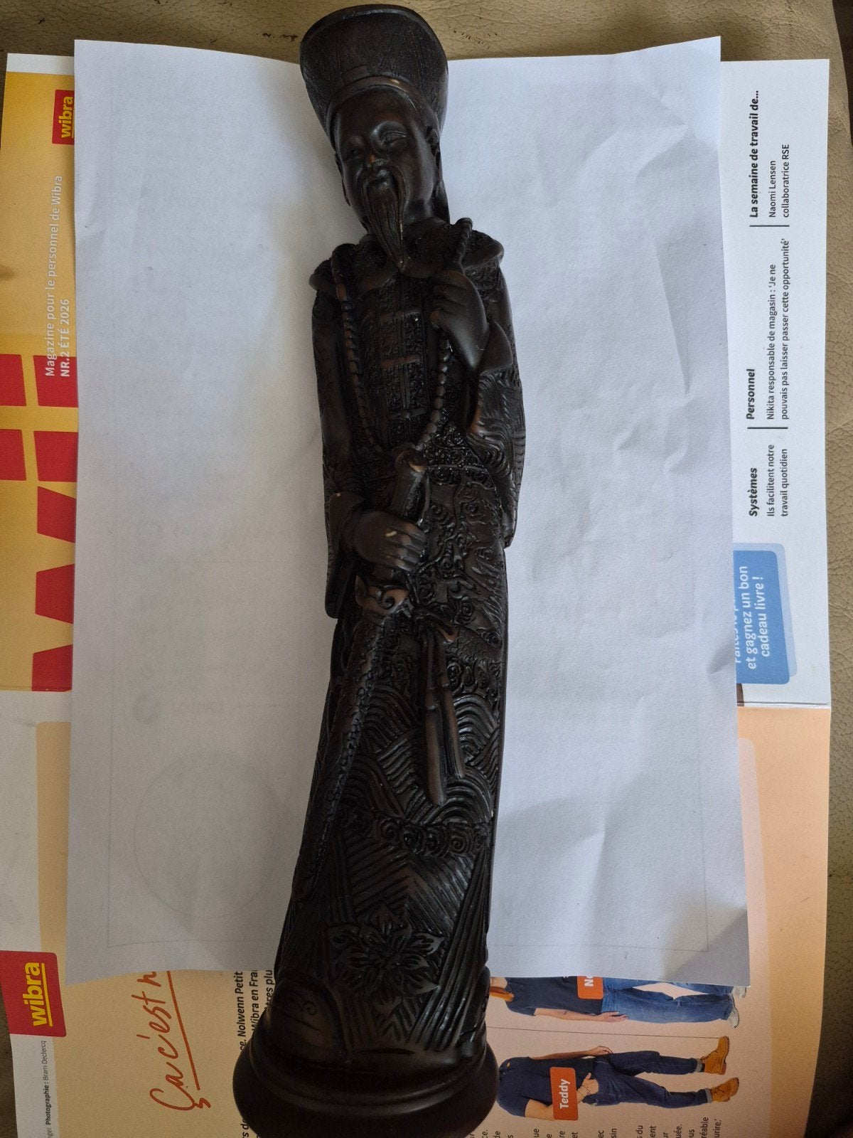 Statut à vendre, Enlèvement