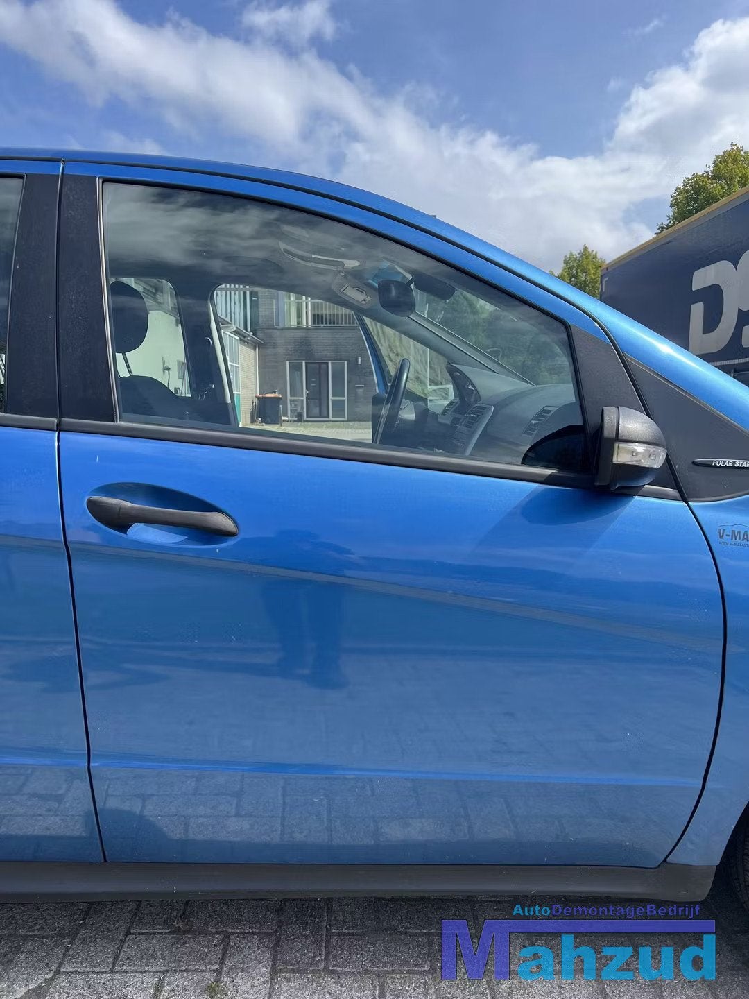 MERCEDES A KLASSE W169 blauw 955 rechts voor deur 2004-2012, Auto-onderdelen, Gebruikt, Mercedes-Benz AG, Deur, Mercedes-Benz