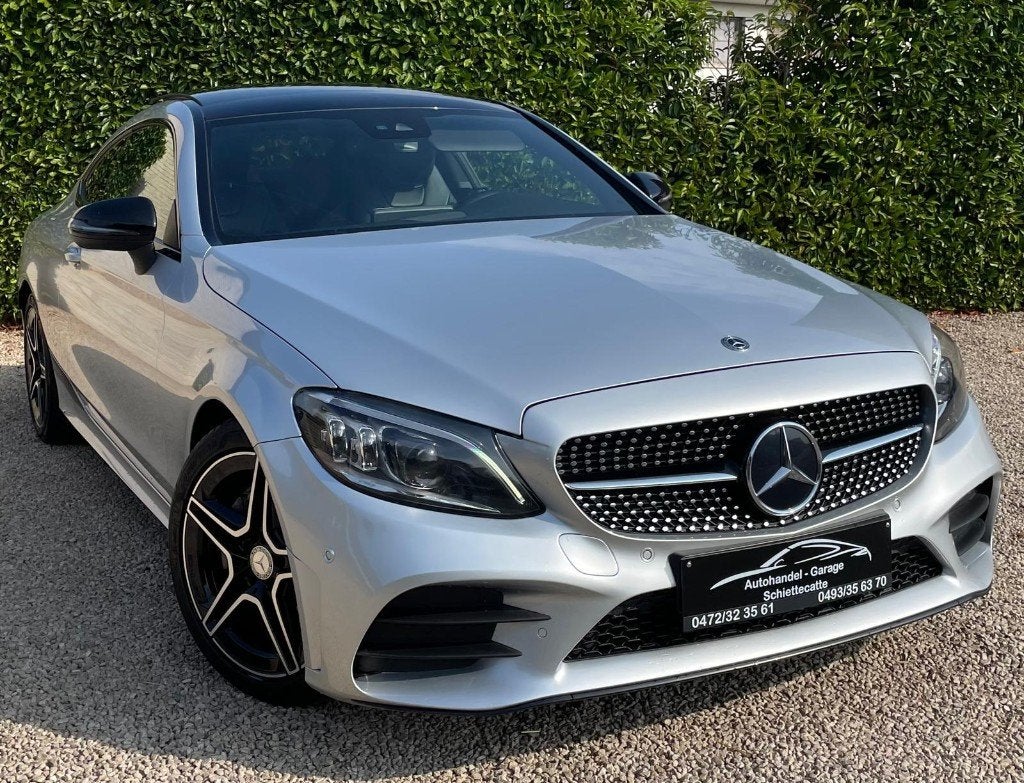 Mercedes-Benz C 220 Coupe AMG Line *Night *Open Dak*Led*Pano, Autos, Achat, 143 kW, Euro 6, Entreprise