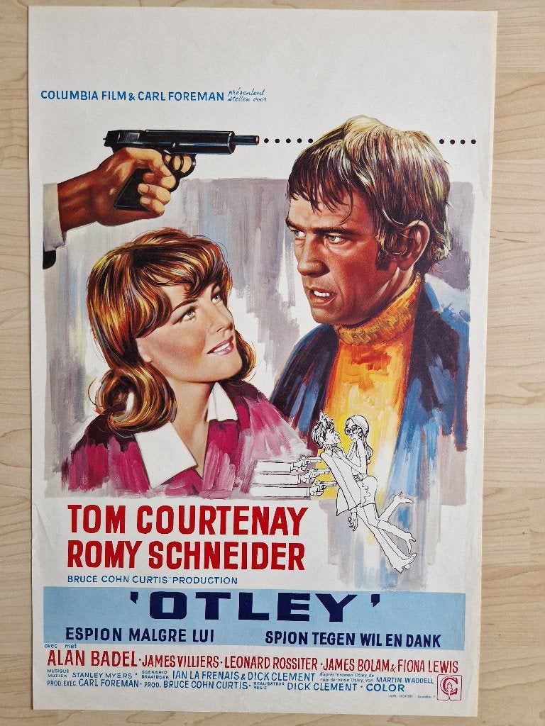filmaffiche Romy Schneider Otley 1968 filmposter, Enlèvement ou Envoi, Rectangulaire vertical, A1 jusqu'à A3, Comme neuf