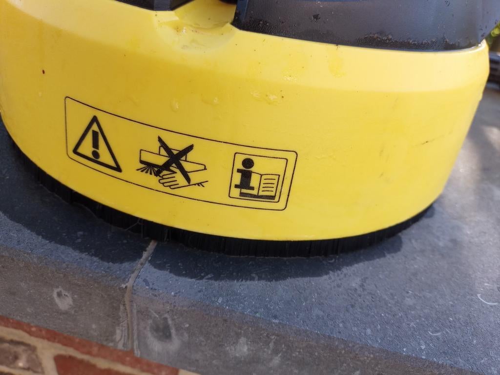 Ronde terras borstel KARCHER, Tuin en Terras, Ophalen