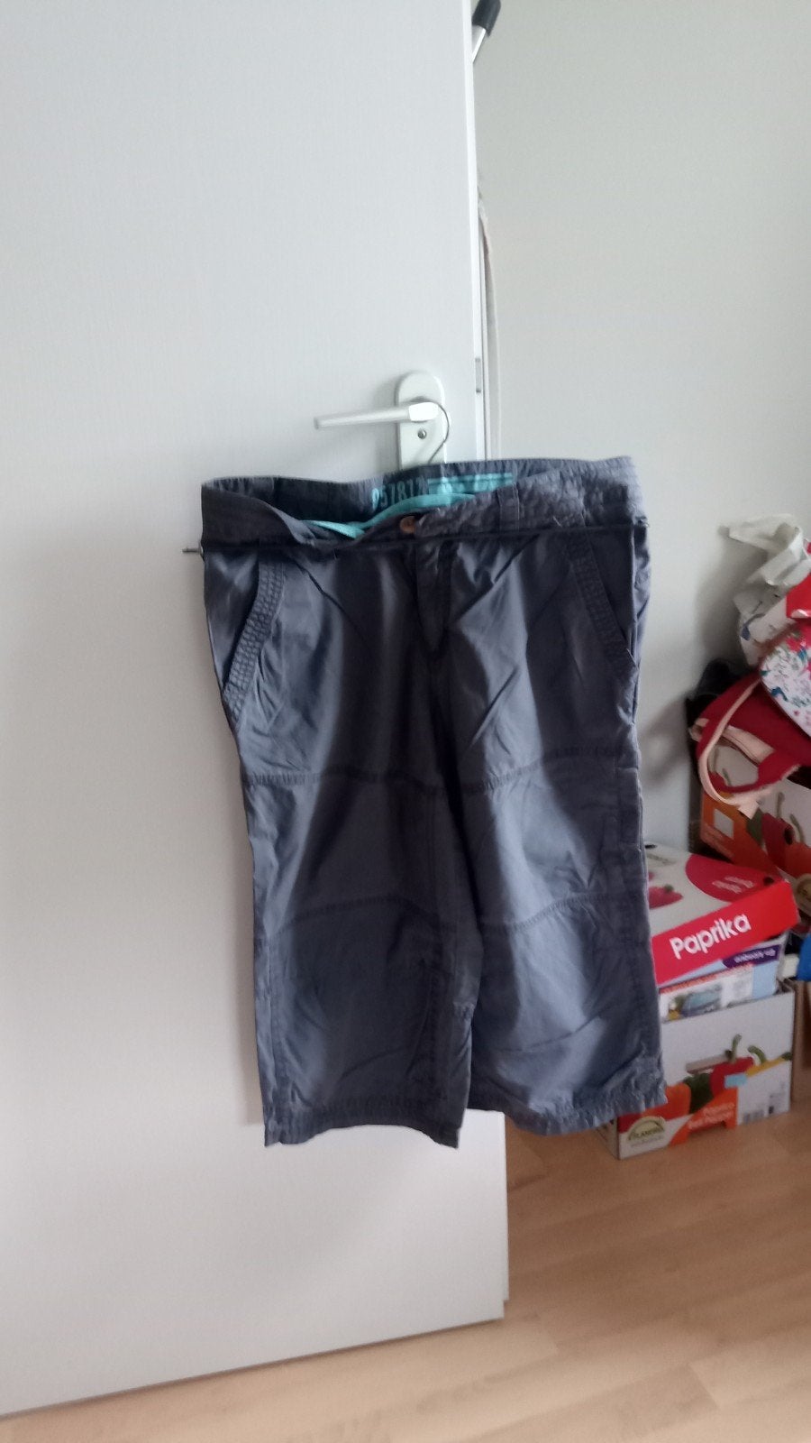av  pantacourt ou bermuda homme taille 30  gris tom Tailor T, Ophalen of Verzenden, Zo goed als nieuw, Tom tailor, Grijs