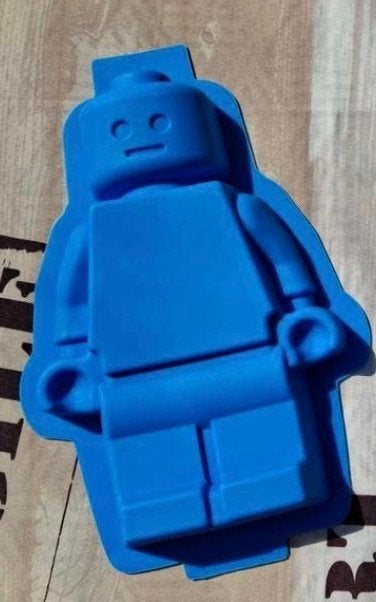 1 siliconen bakvorm Lego, Verzenden, Zo goed als nieuw, Bakvorm