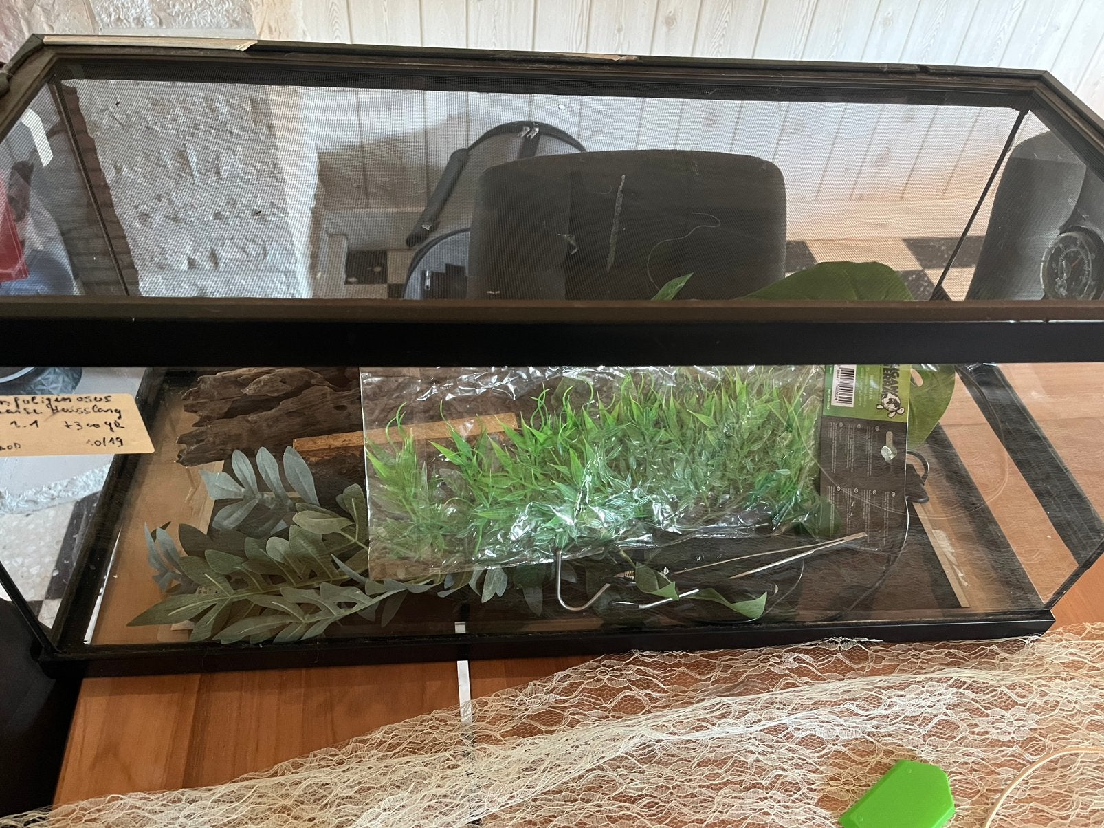 Terrarium, Dieren en Toebehoren, Ophalen, Zo goed als nieuw