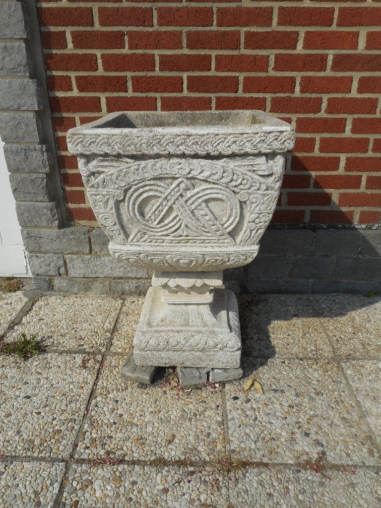 jardinière décorative béton, Jardin & Terrasse, 40 cm ou plus, 70 cm ou plus, Enlèvement, Utilisé