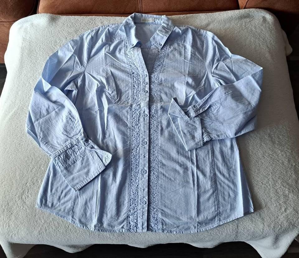 Bonita Blouse - Mt 42 mooie details, Kleding | Dames, Blouses en Tunieken, Ophalen of Verzenden, Zo goed als nieuw, Maat 42/44 (L)