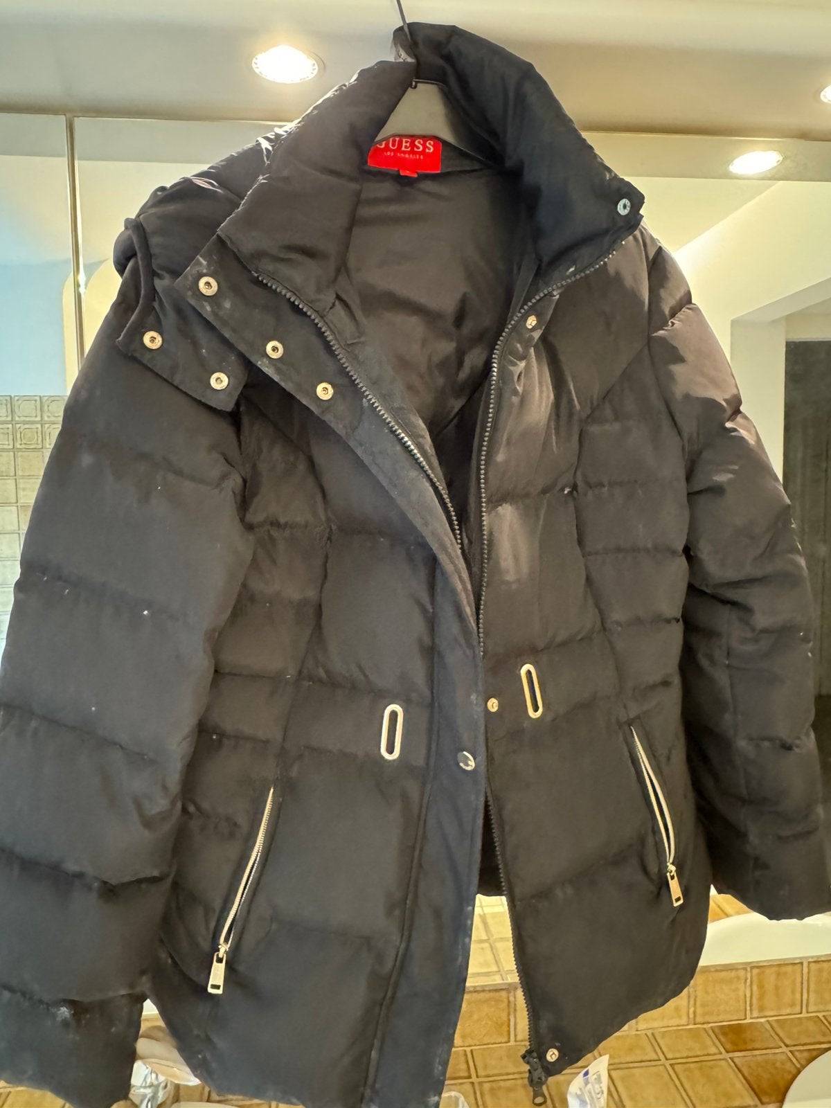 Winterjas Guess maat L, Vêtements | Femmes, Enlèvement, Comme neuf, Taille 38/40 (M)