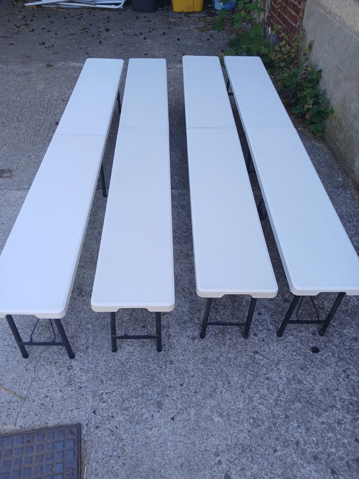 bancs, Tuin en Terras, Picknicktafels, Ophalen, Overige materialen, Gebruikt, Inklapbaar