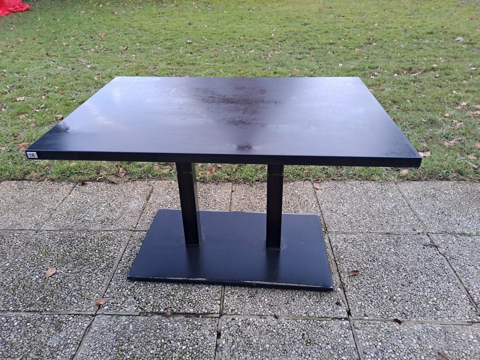 Aluminium tafel 4pers int. /ext., Ophalen