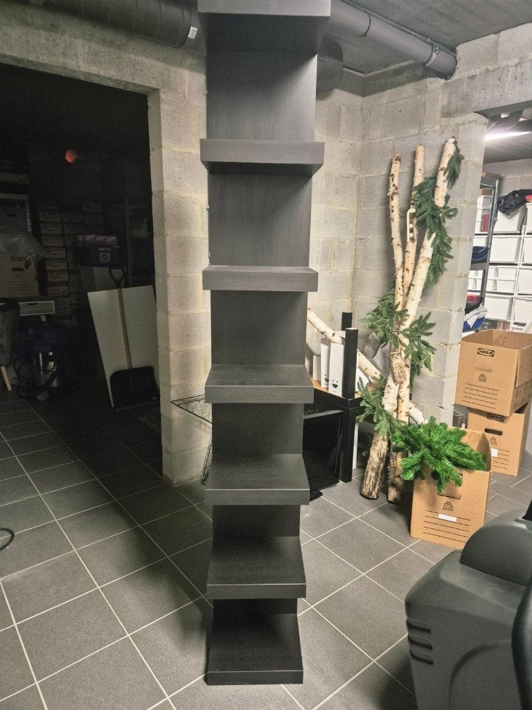 Étagère murale IKEA noir/marron, Enlèvement, Utilisé