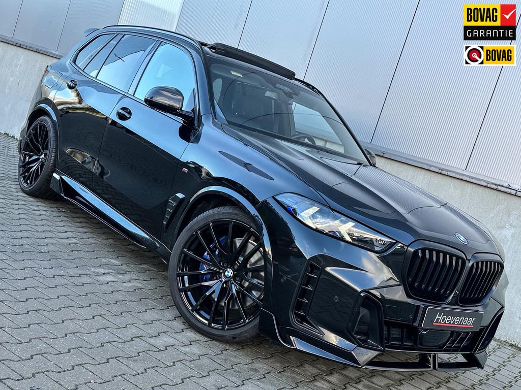 BMW X5 XDrive50e 490Pk M-sport Black Carbon Hk Pano 22Inch, Cuir, Aide au démarrage en côte, X5, Entreprise