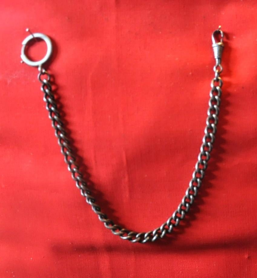 chaine pour montre gousset, Handtassen en Accessoires, Antieke sieraden, Overige typen, Overige materialen, Ophalen of Verzenden