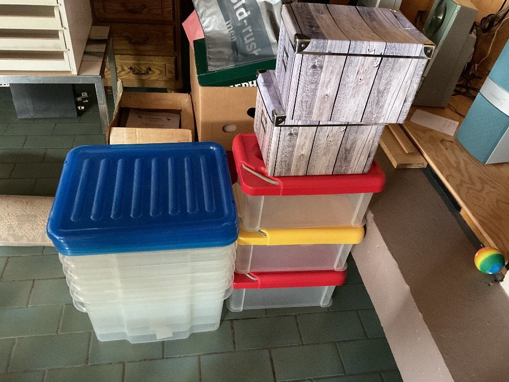 Handige opbergboxen, Huis en Inrichting, Ophalen, Blauw