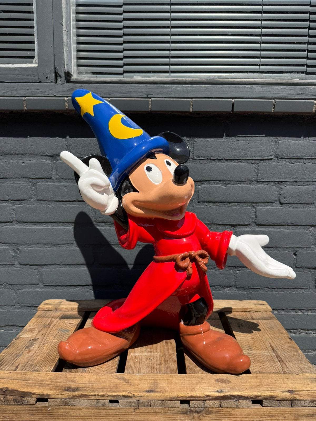 Mooi Disney Beeld Mickey Mouse, Ophalen, Mickey Mouse, Zo goed als nieuw, Beeldje of Figuurtje