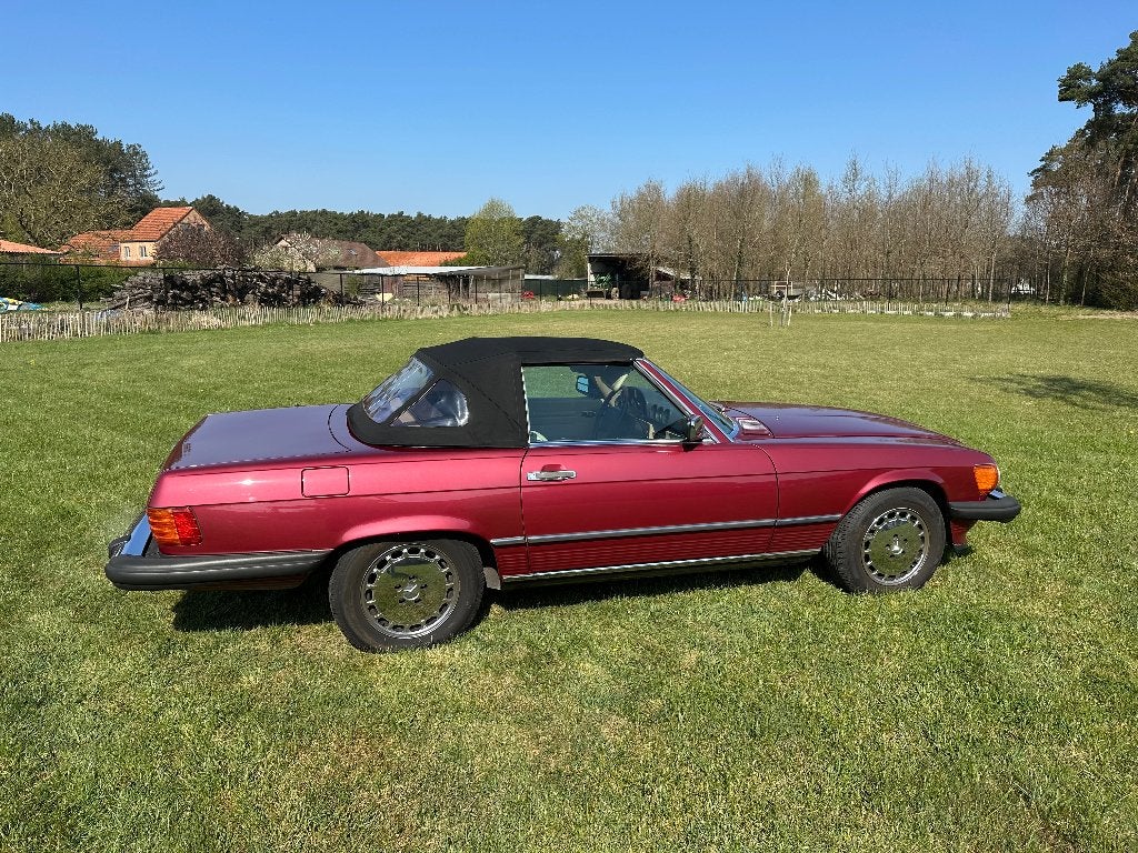 Mercedes Benz SL560 BJ 1989, Automaat, Beige, Overige kleuren, Cabriolet
