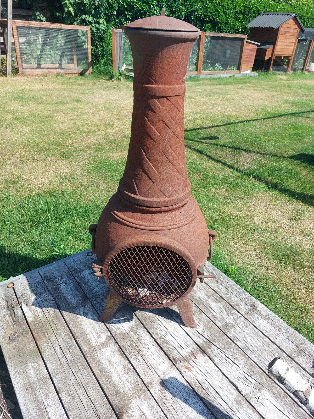 Rustieke tuinkachel/tuinhaard, Tuin en Terras, Ophalen