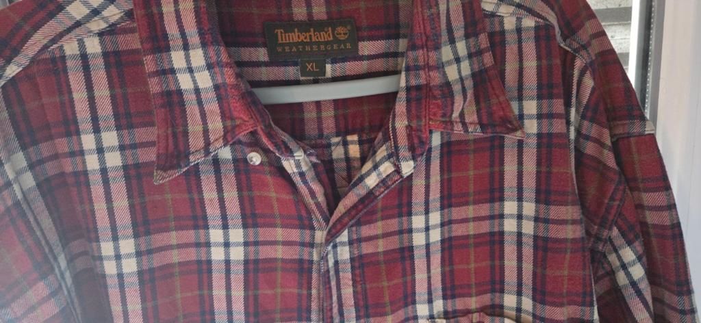 Katoenen Hemd Timberland XL "Rugged Fit", Kleding | Heren, Overhemden, Timberland, Ophalen of Verzenden, Zo goed als nieuw, Halswijdte 43/44 (XL)