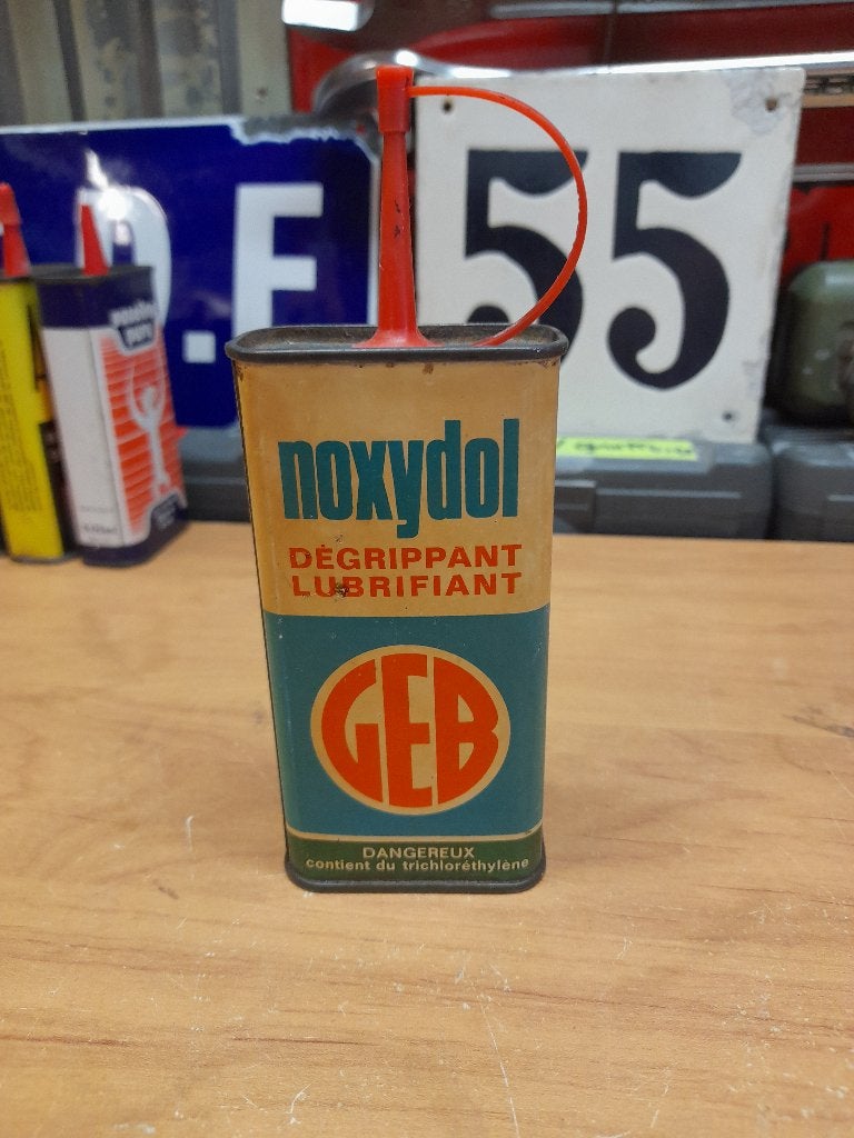 ancienne burette huile vide geb noxydol, Envoi, Utilisé, Autres types