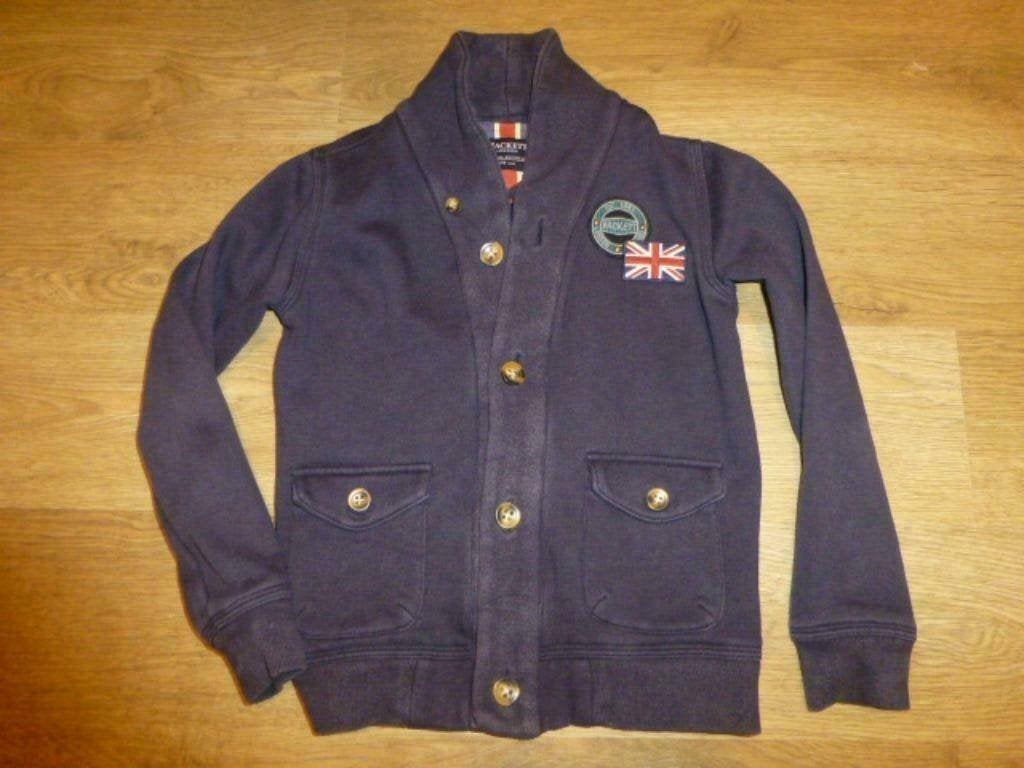 blauwe trui / vest van Hacket maat 122 - 128, Kinderen en Baby's, Gebruikt, Trui of Vest, Ophalen of Verzenden, Hackett