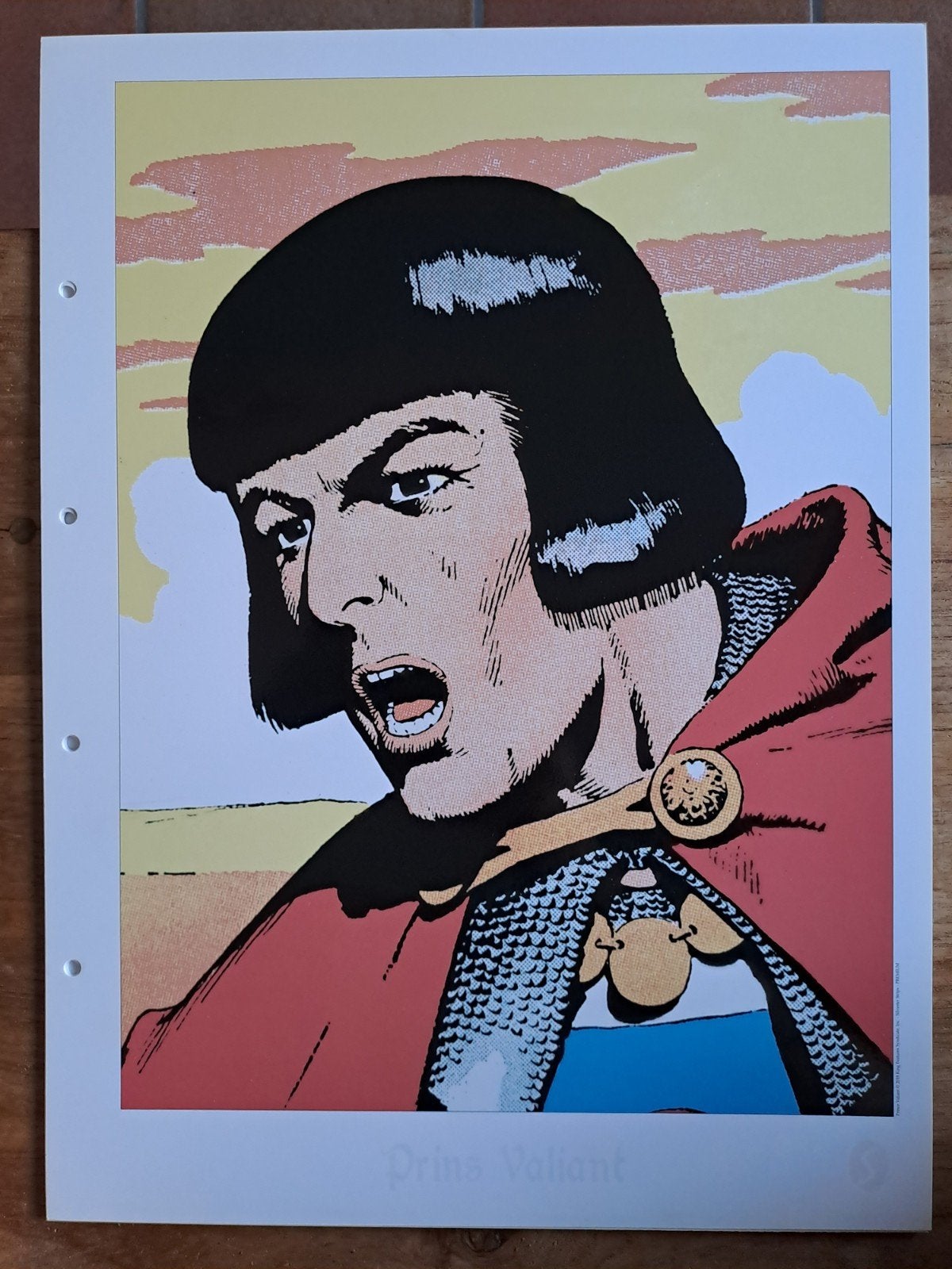 Prins Valiant Silvester kunstdruk A3, Ophalen of Verzenden