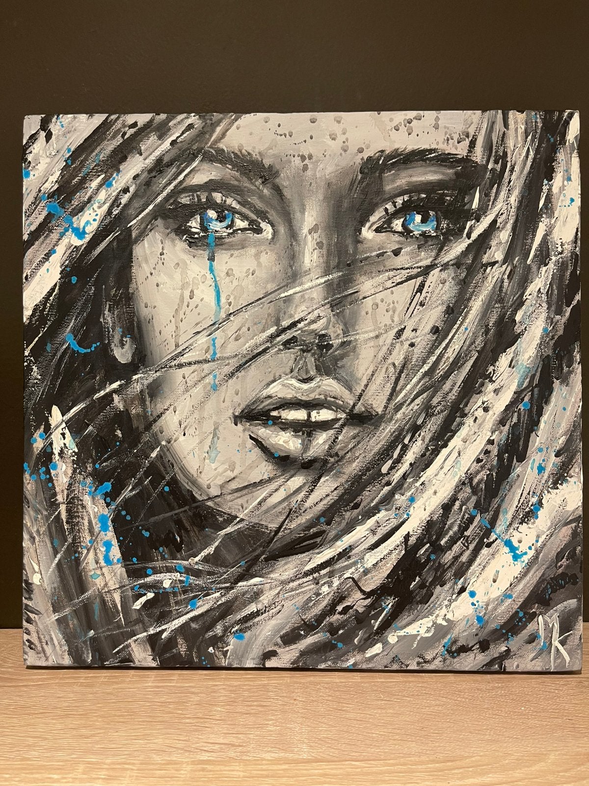 Peinture 3D sensuelle moderne Mk Art, Antiquités & Art, Enlèvement ou Envoi