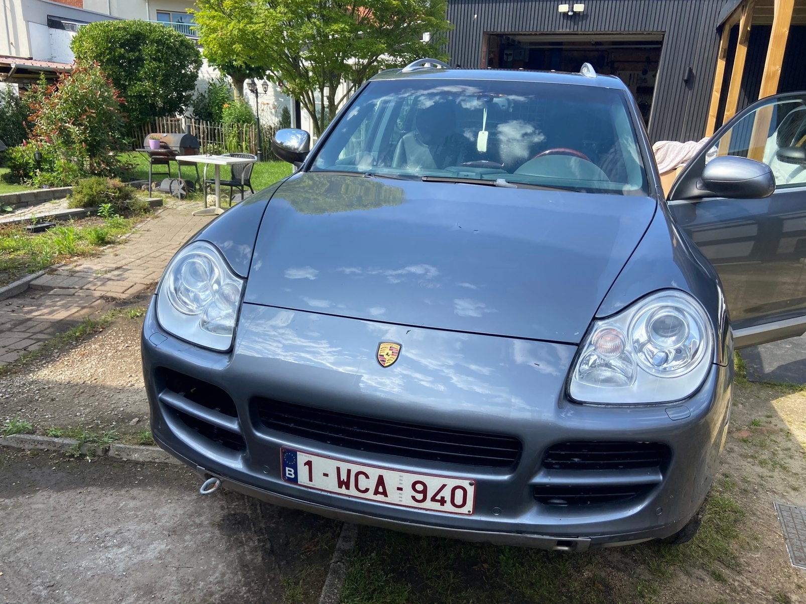 Porsche Cayenne 955 3,2 v6  lichte vracht, Auto's, Automaat, Cayenne, Leder, Overige kleuren