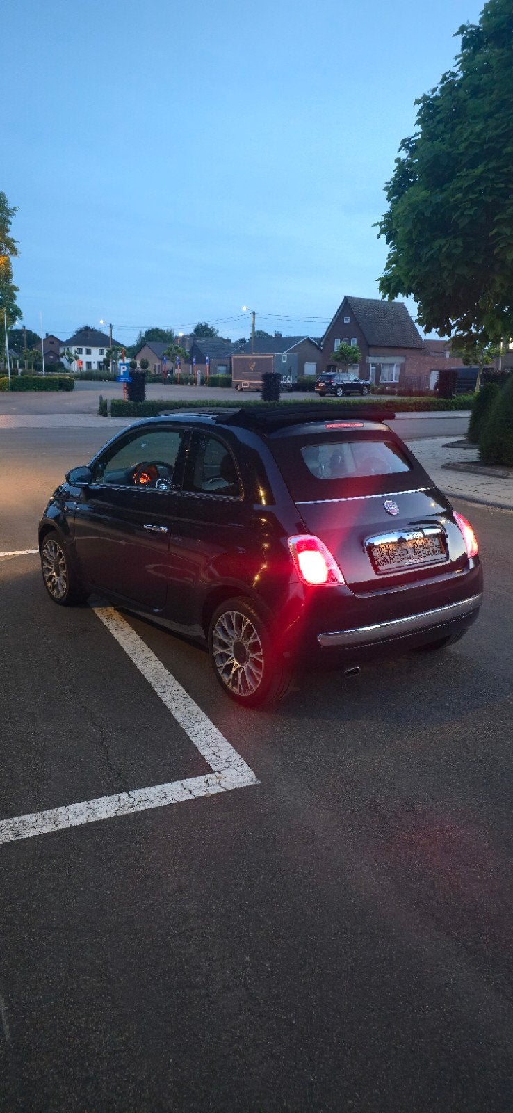 FIAT 500C AUTOMAAT BENZINE LAGE KM, Automaat, Particulier, Onderhoudsboekje, 500C