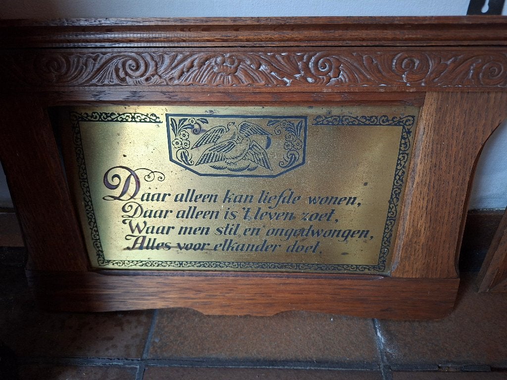 oude spreukenplaten, Antiek en Kunst, Ophalen