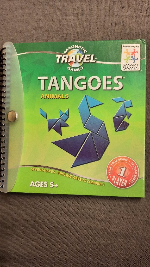 SmartGames Tangoes Animals magnetisch puzzelspel - reisspel, Kinderen en Baby's, Speelgoed | Educatief en Creatief, Ophalen of Verzenden