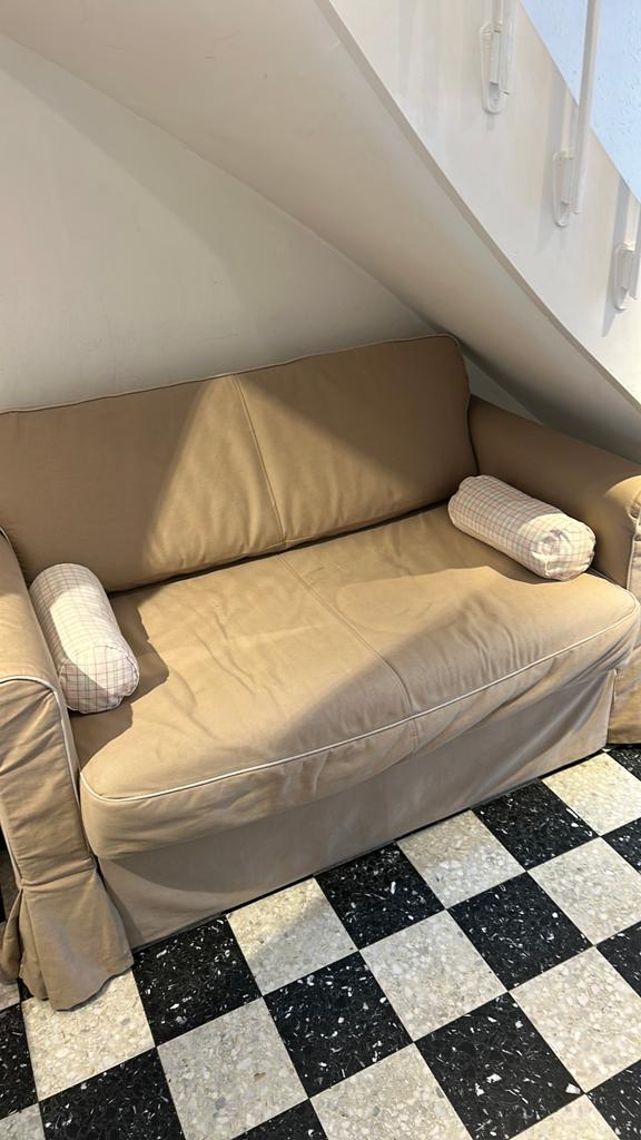 IKEA zetelbed, Huis en Inrichting, Ophalen, Beige, Zo goed als nieuw, Twijfelaar