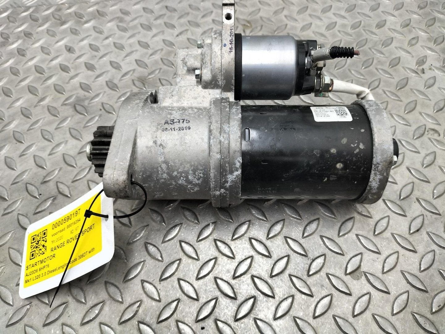 LANDROVER RANGE ROVER SPORT L494 D250 MHEV 4X4 STARTMOTOR 20, Enlèvement ou Envoi, Utilisé, ARN reconnu