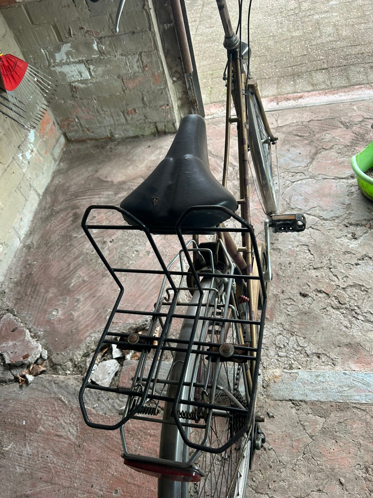 Gouden kotfiets in orde, Ophalen, Gebruikt, Batavus