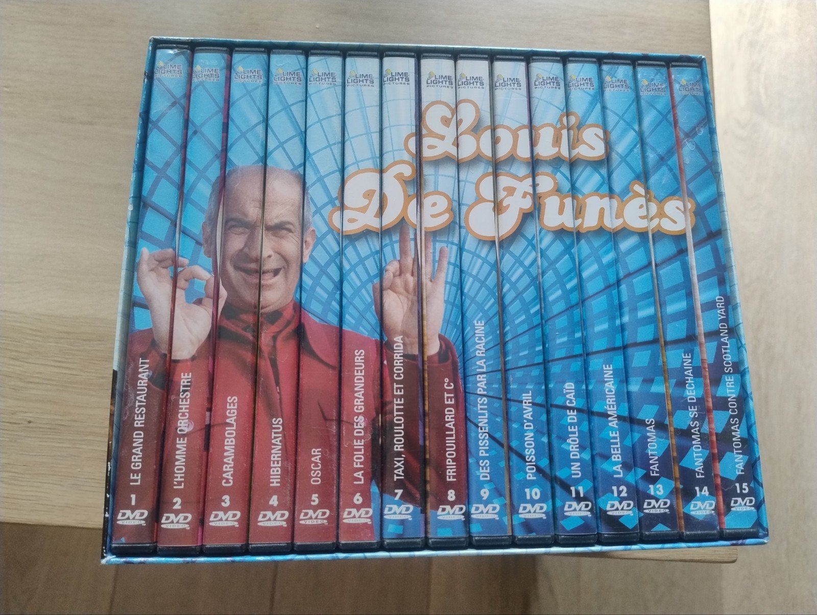 Louis de funes dvd box 15 films, Ophalen