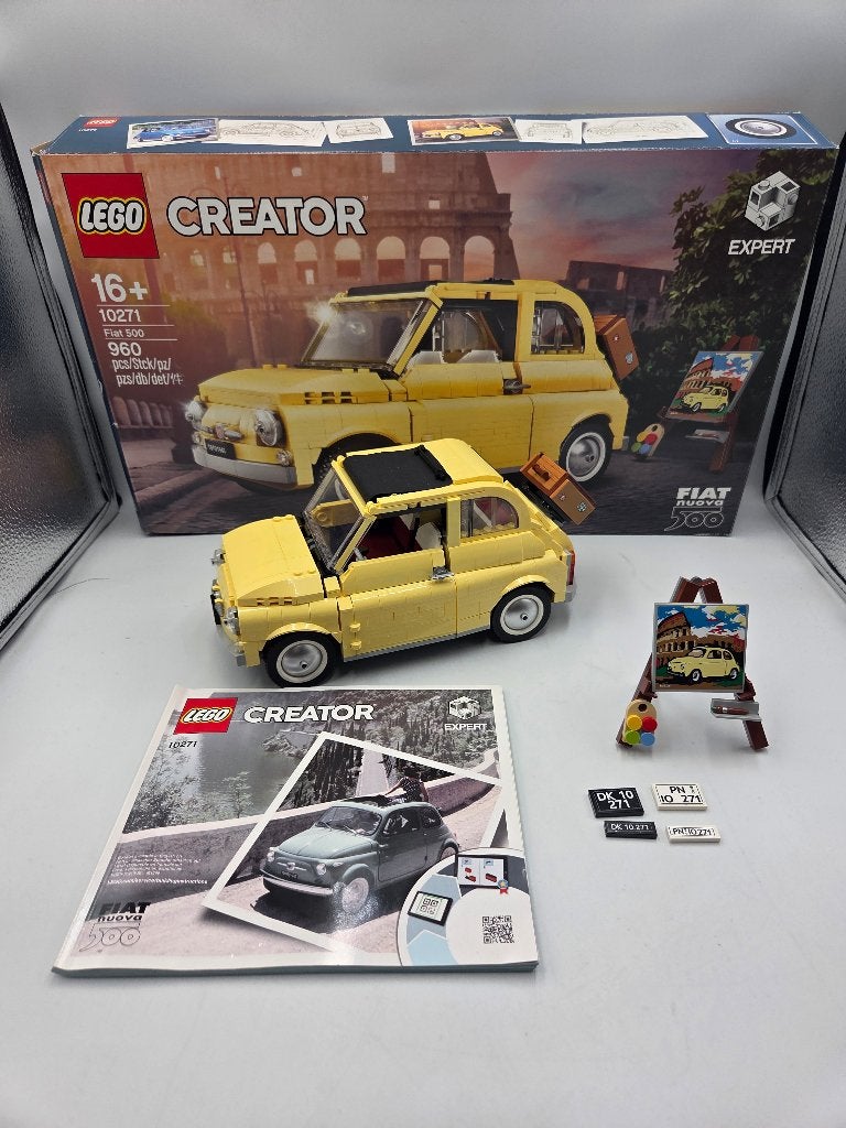 Lego Creator expert 10271 Fiat 500, Lego, Compleet, Ophalen of Verzenden, Zo goed als nieuw