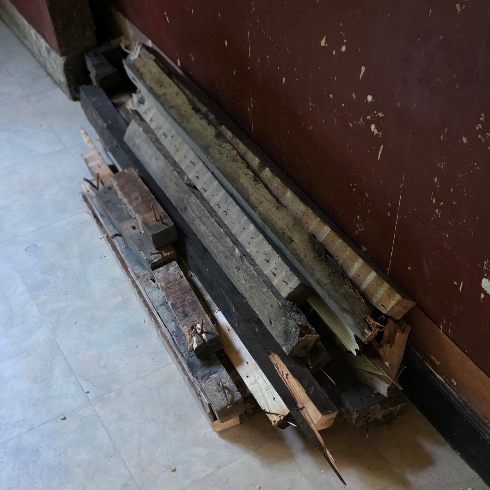 GRATIS - Houten balken van allerlei maten, Doe-het-zelf en Bouw, Hout en Planken, Ophalen