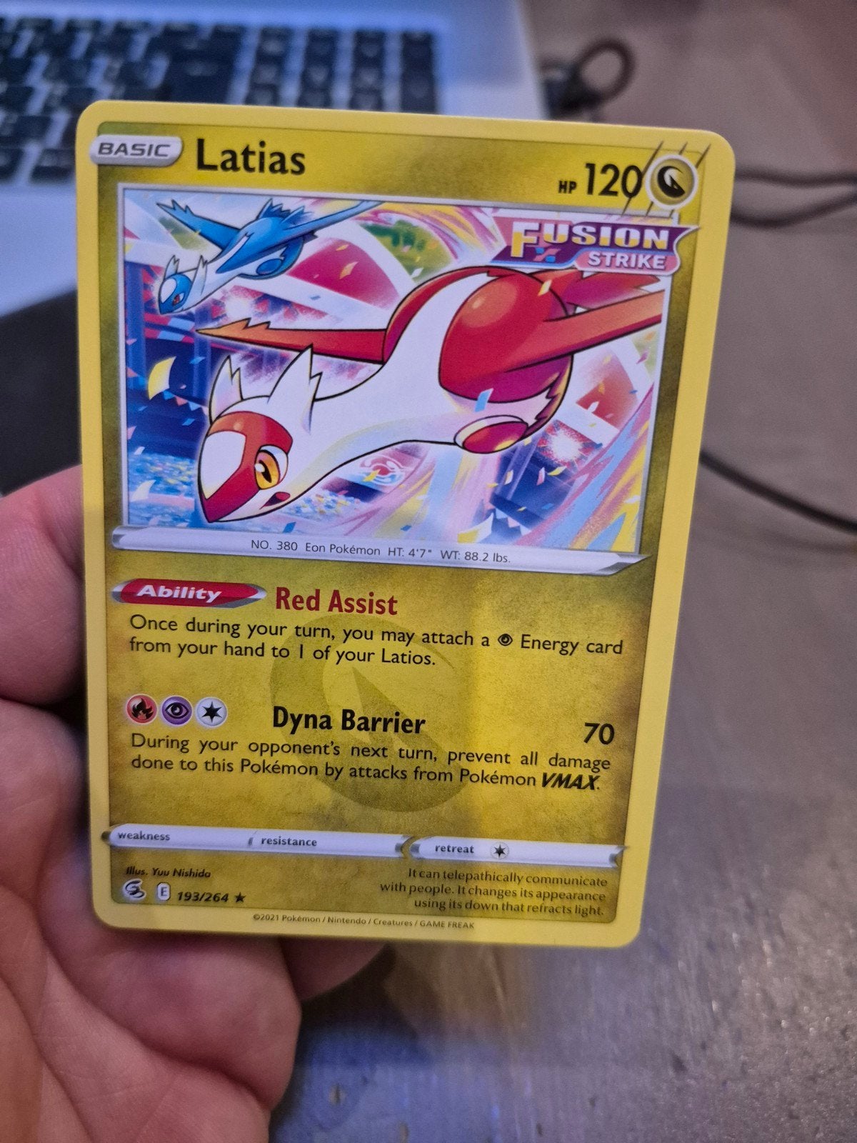 latias rare 2021 NM/MINT, Ophalen