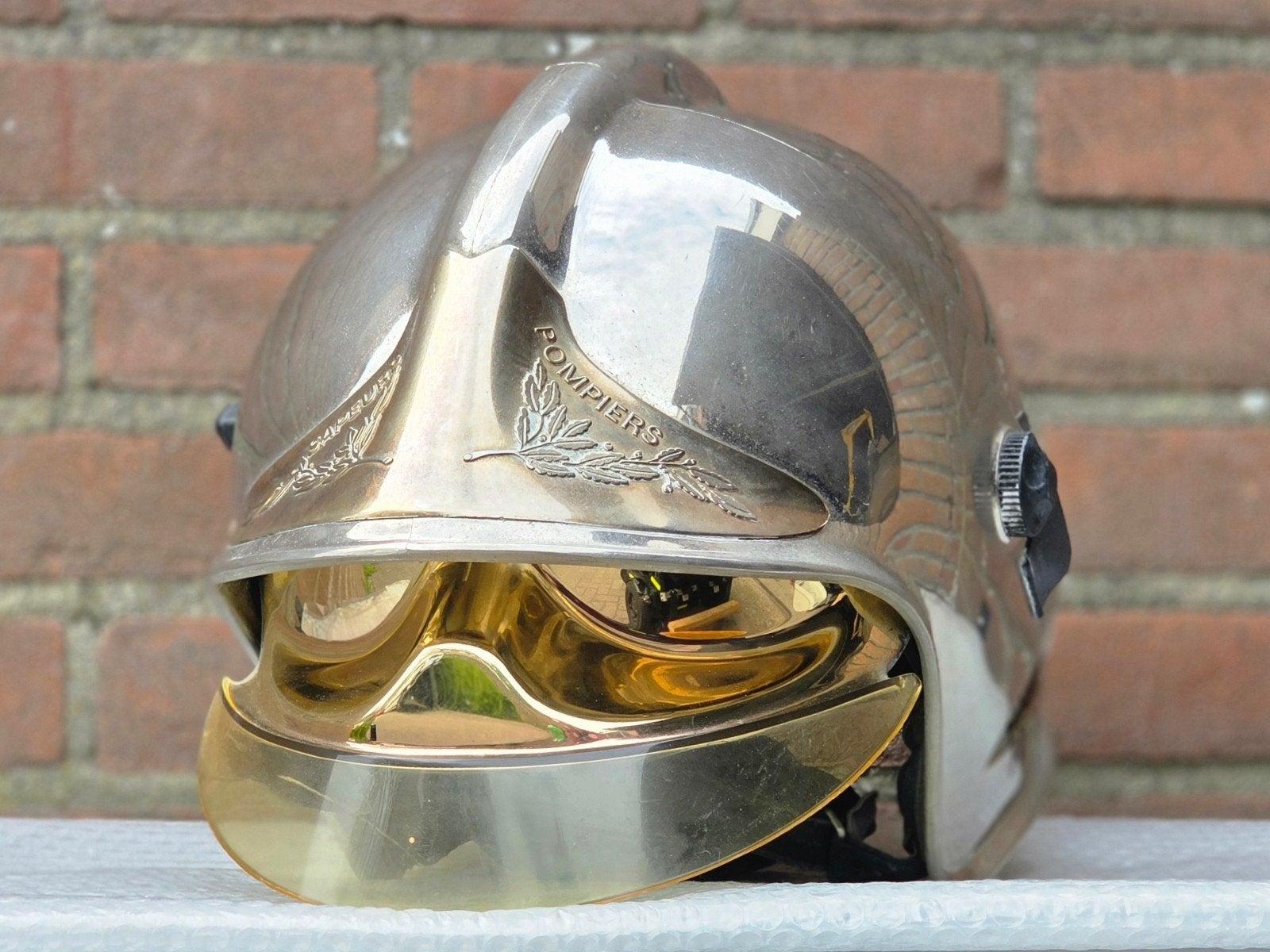 Casque de sapeurs-pompiers français Pompier Gallet, Collections, Objets militaires | Général, Enlèvement ou Envoi