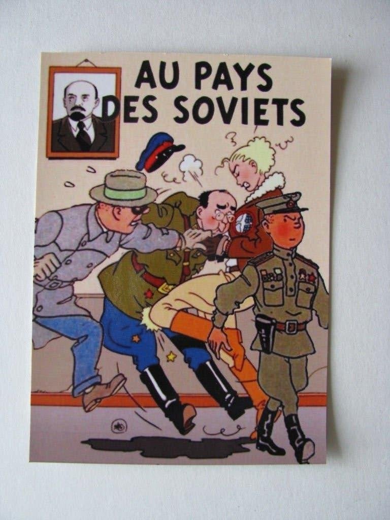 Tintin au pays des Soviets-neuf, Collections, Envoi, Tintin, Neuf