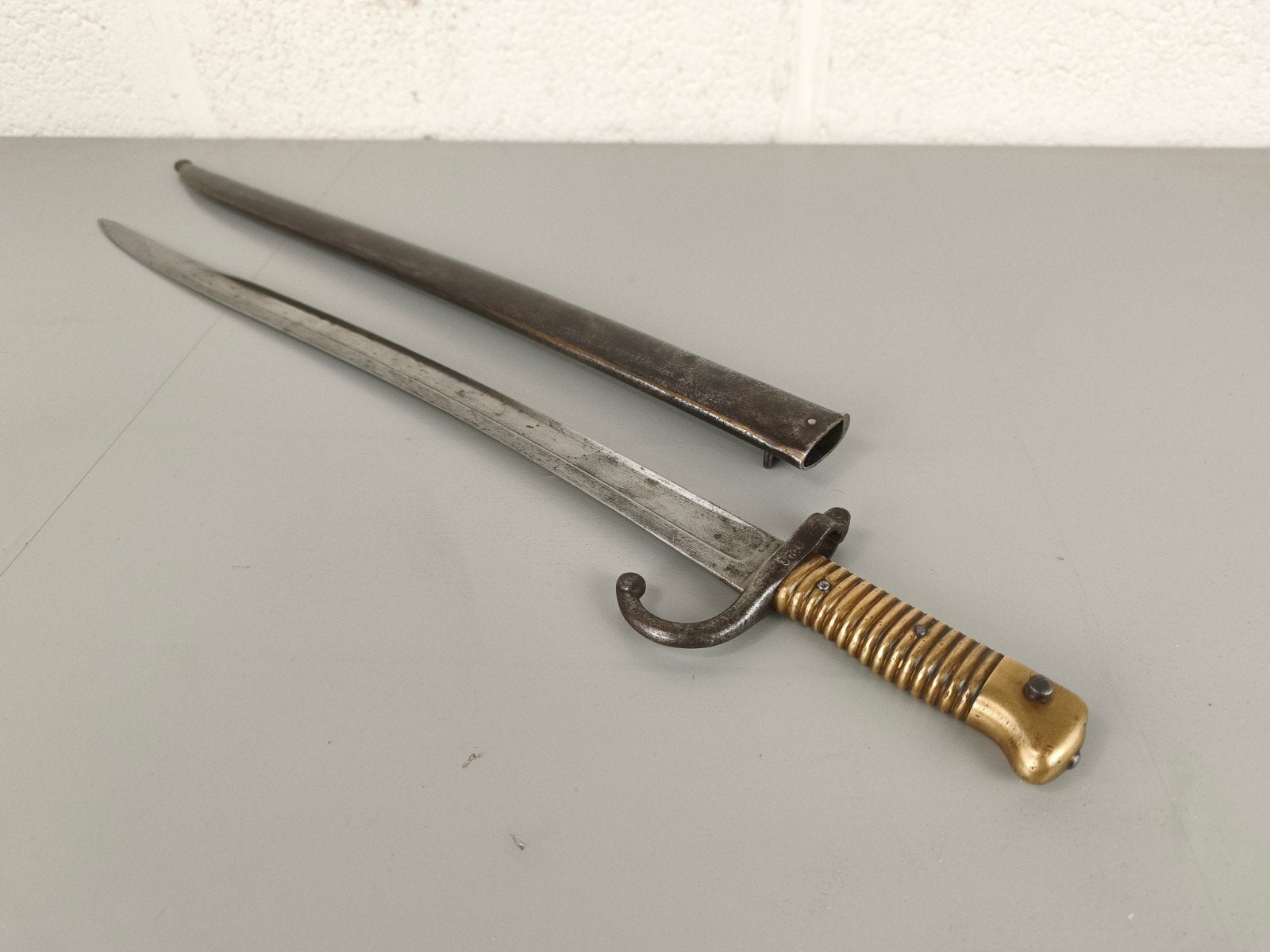 Franse M1866 Chassepot bajonet, Verzamelen, Militaria | Algemeen, Ophalen of Verzenden