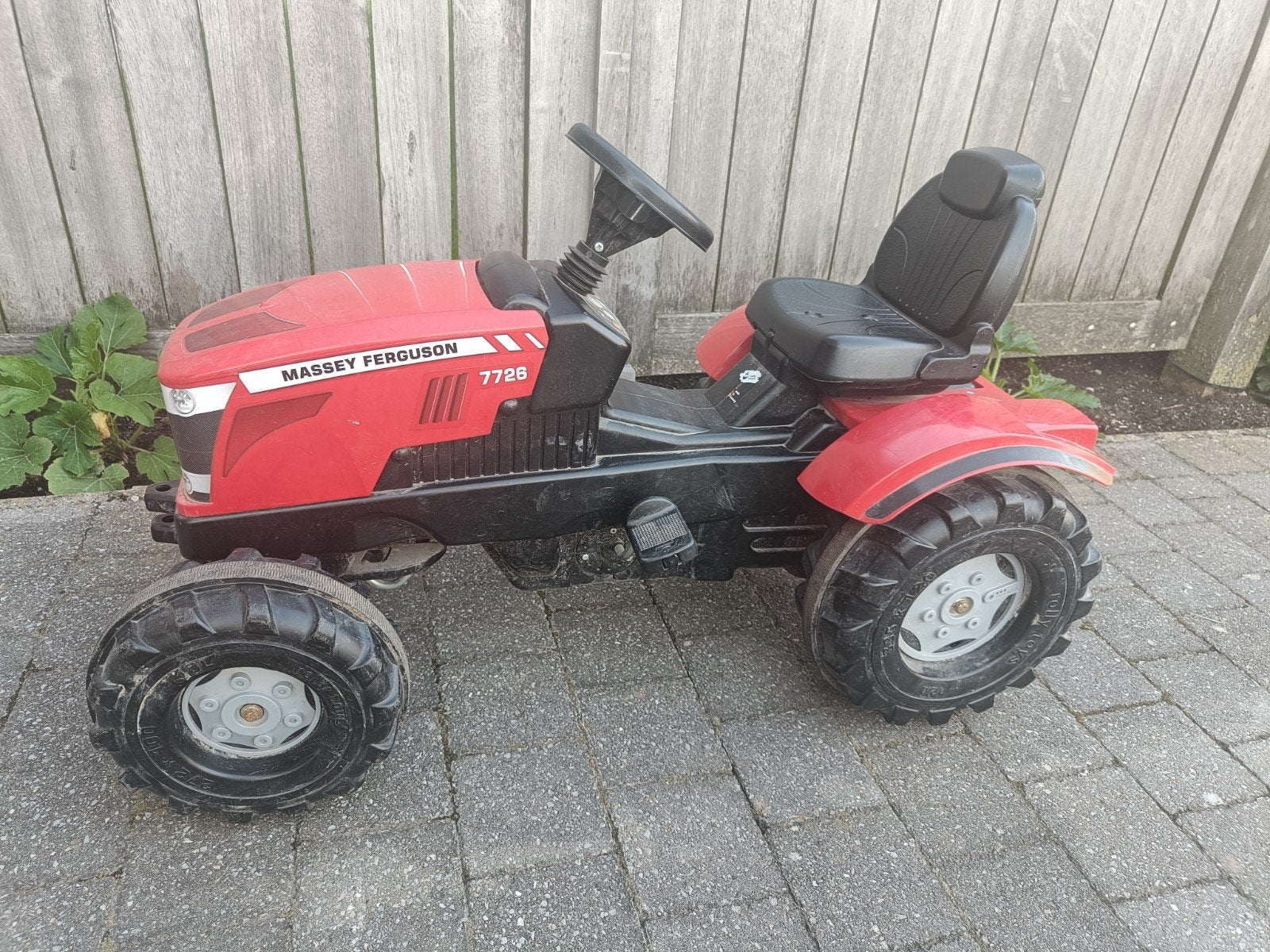 Trap tractor Massey Ferguson 7726, Ophalen