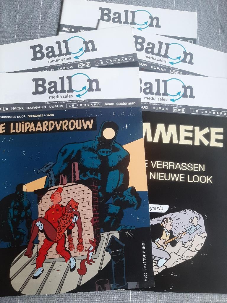 5 kwartaalfolders Ballon Media, Boeken, Meerdere stripboeken, Ophalen, Zo goed als nieuw