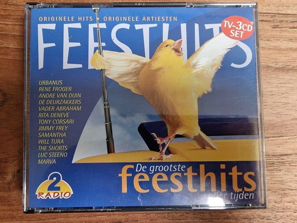 Feesthits, Cd's en Dvd's, Gebruikt, Boxset, Ophalen of Verzenden, Inclusief boekje