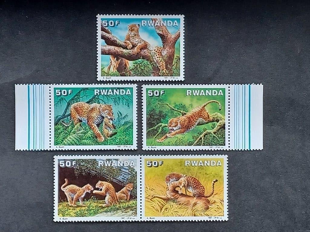 Postzegels Rwanda, Postzegels en Munten, Ophalen of Verzenden, Overige landen, Postfris