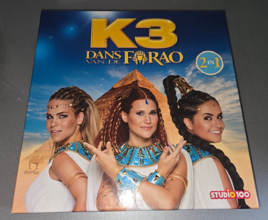 K3 gezelschapsspel "Dans van de Farao - 2 in 1", Ophalen, Gebruikt, Studio 100